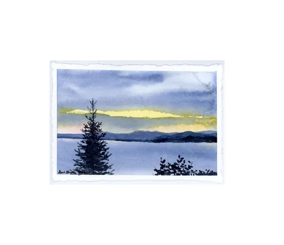 Original 4x6 Deckled Edge Landscape- Bellingham